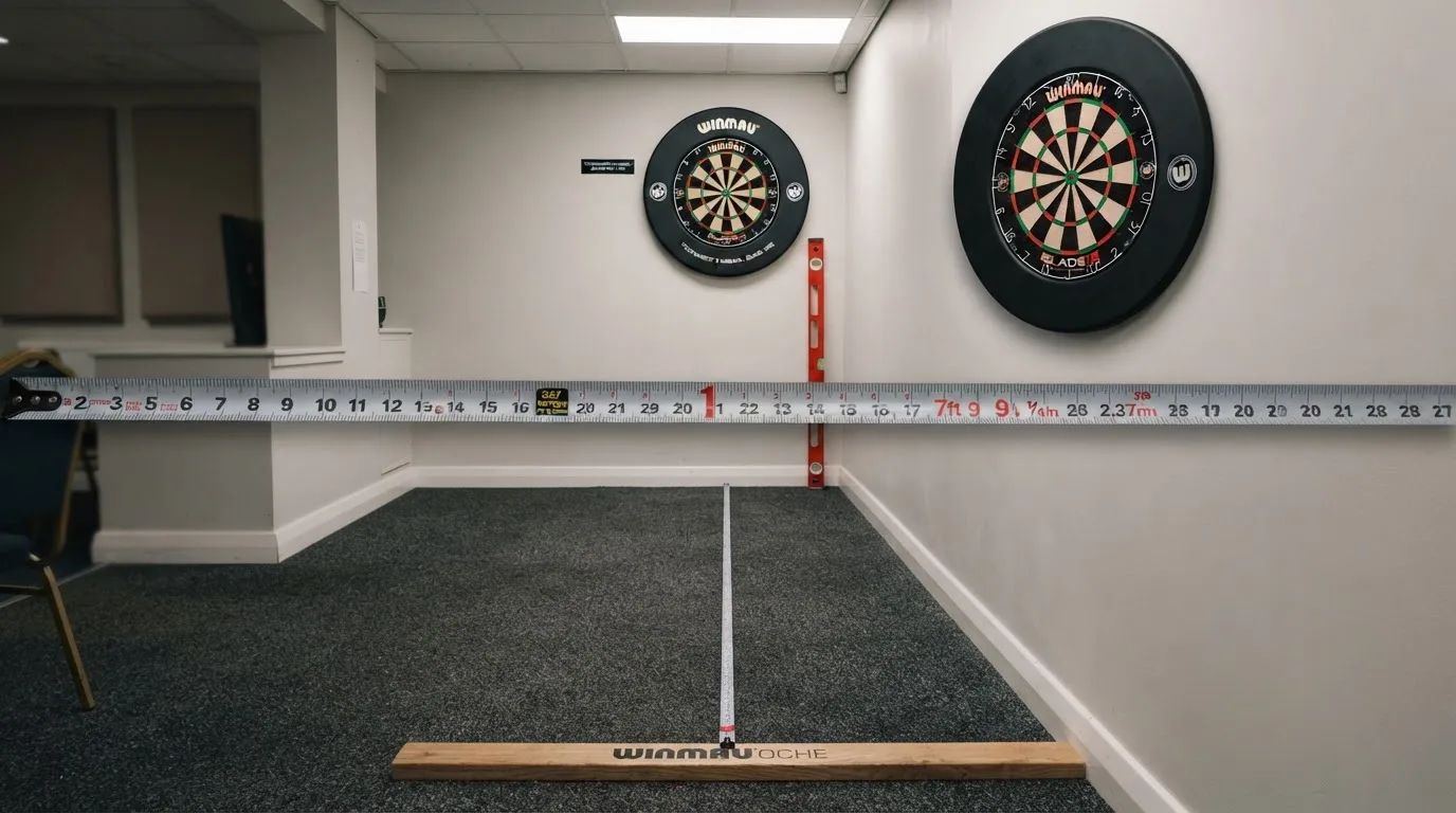 Een lege rechtszaal met houten banken in het ochtendlicht